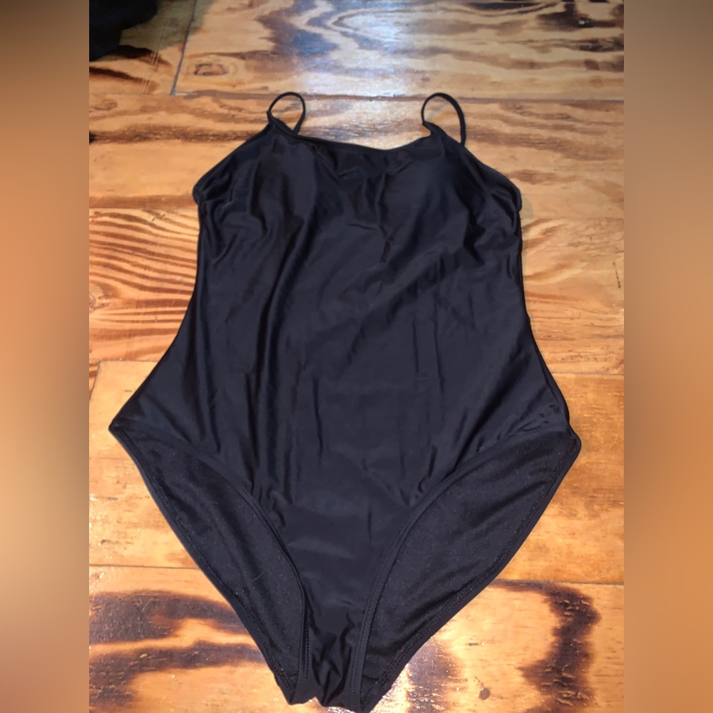 black one piece size XL